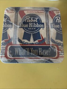 Vintage Pabst Blue Ribbon Coasters